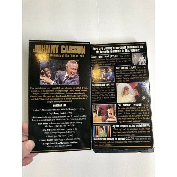 Johnny Carson: His Favorite Moments from the Tonight Show 3 Volume Set VHS - Picture 4 of 10